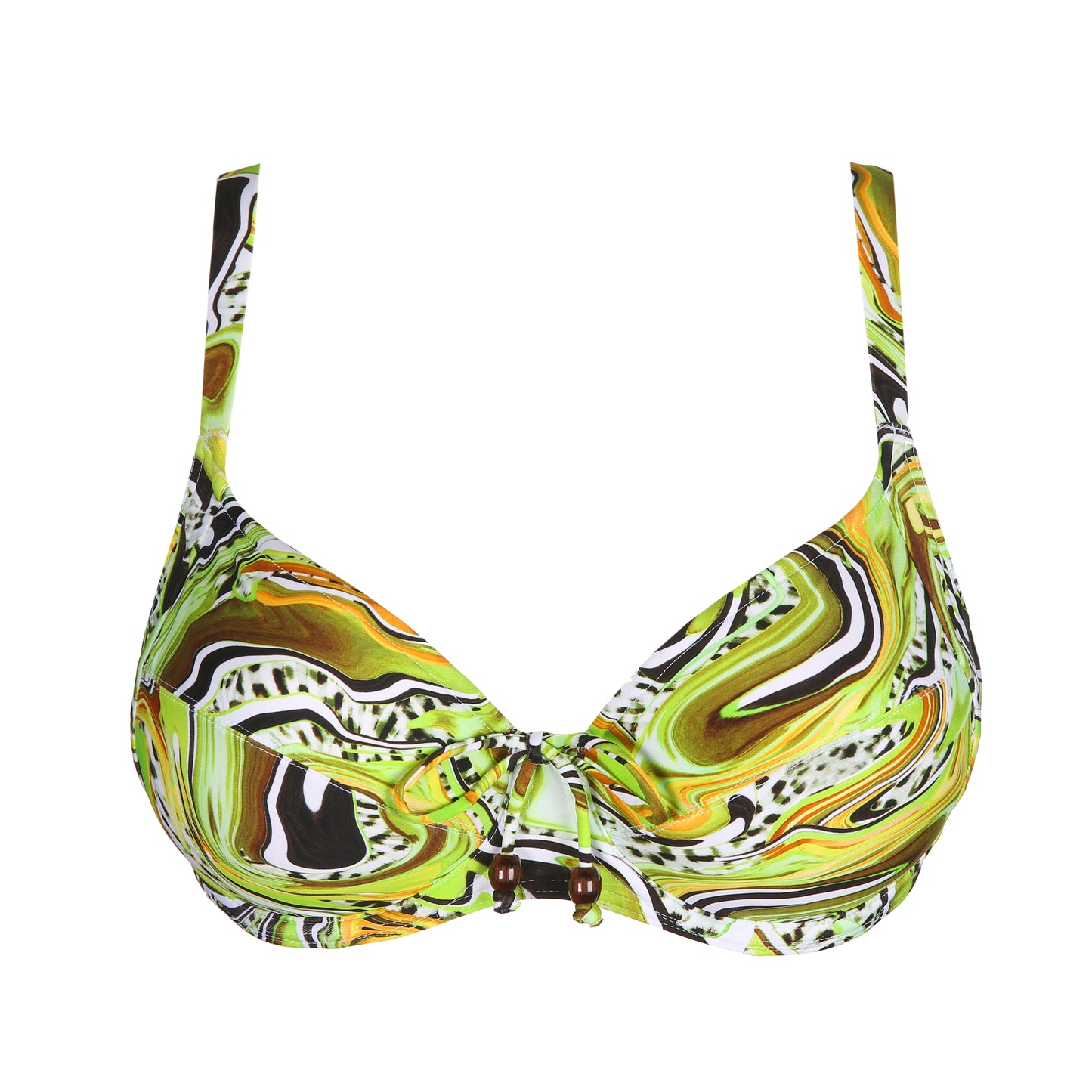 JAGUARAU Vollschalen Bikini Top (Lime Swirl)