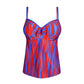 SKUDAI Tankini unterlegt (Wild Stripes)