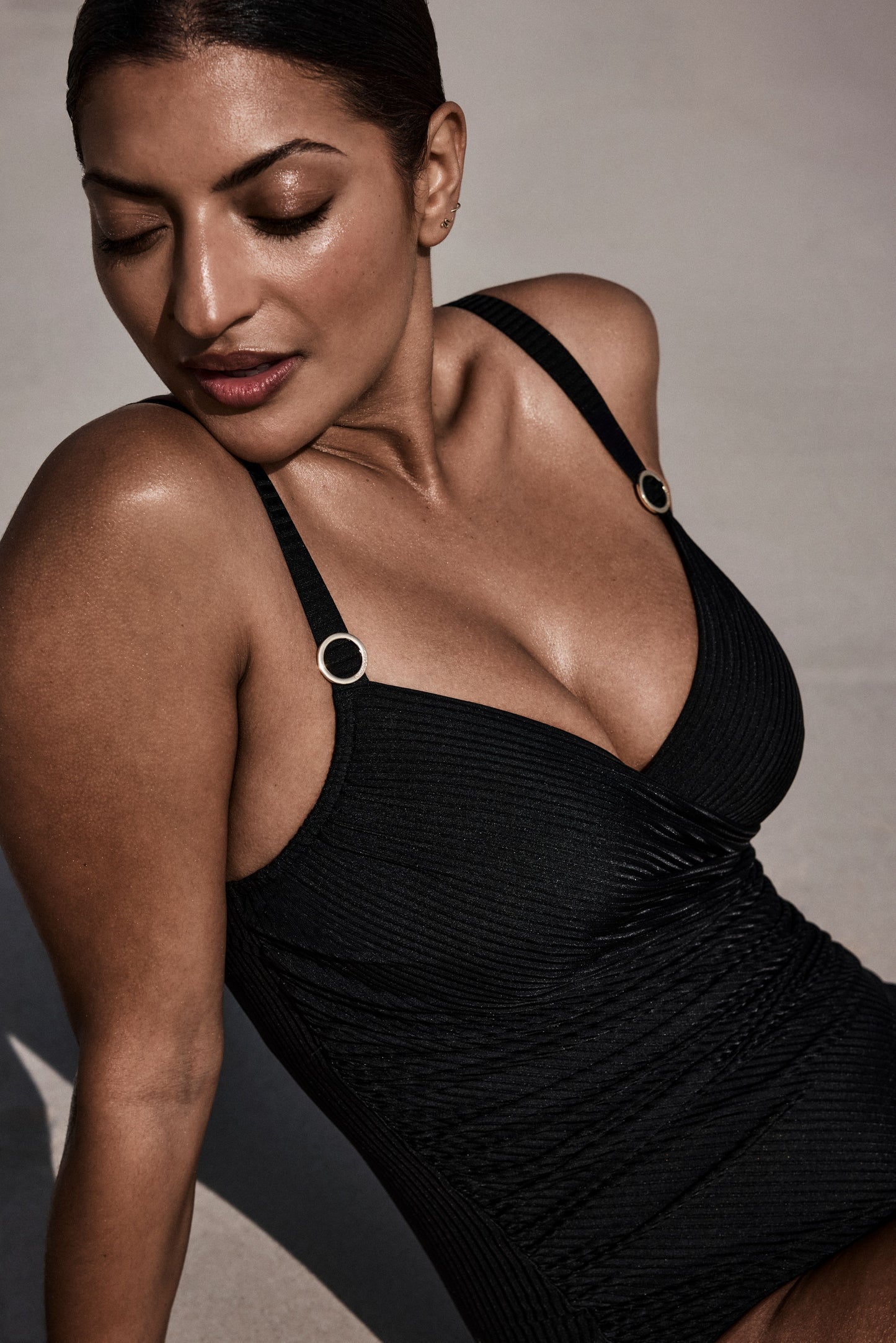 DELRAY Badeanzug Vollschale figurform