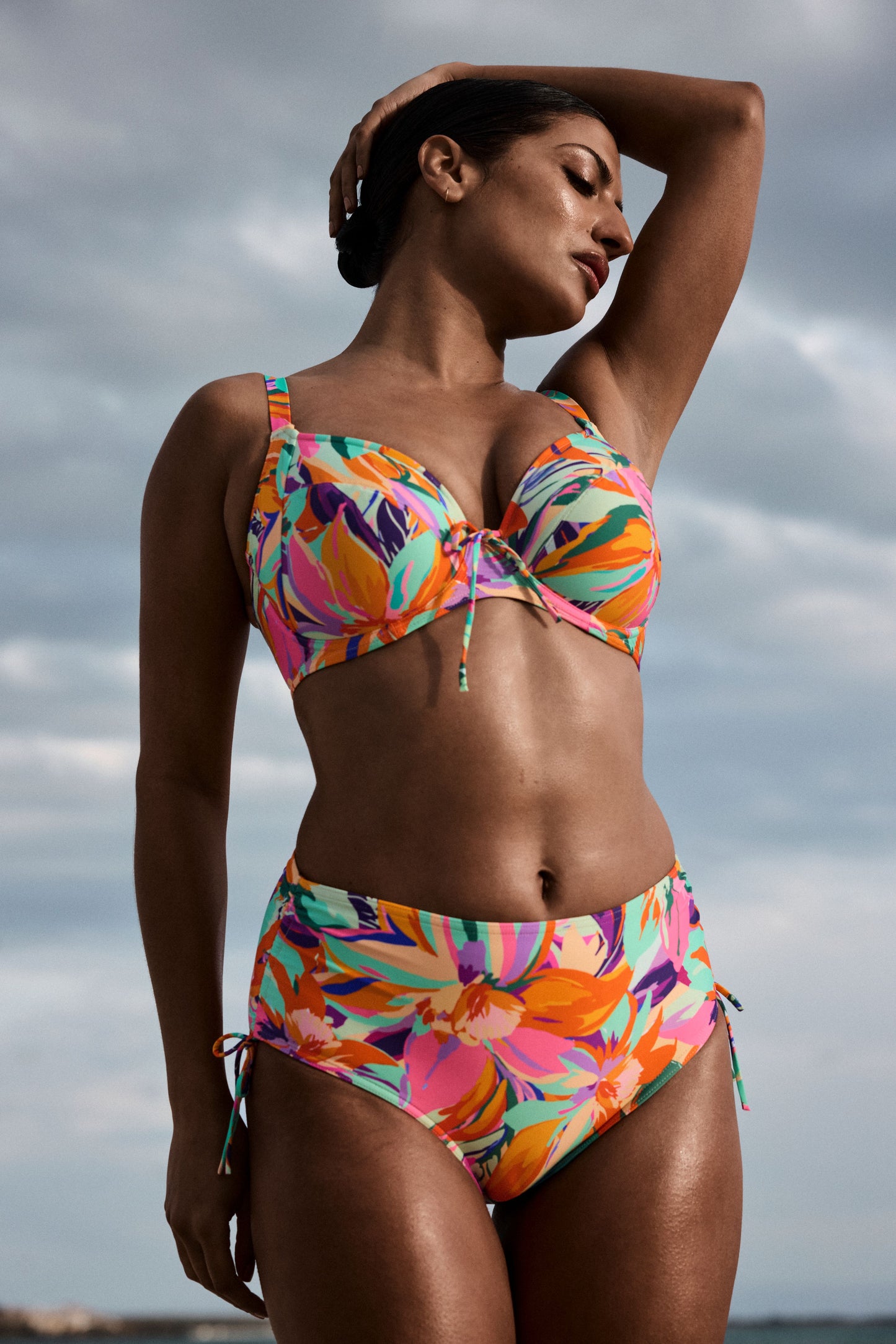 VARADEO Bikini Taillenslip m. Schnur