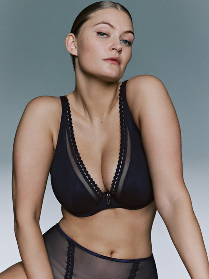 WOWGIRL halb unterlegter BH tiefdek.