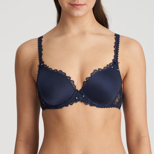 JANE Herzform BH unterlegt (Velvet Blue)