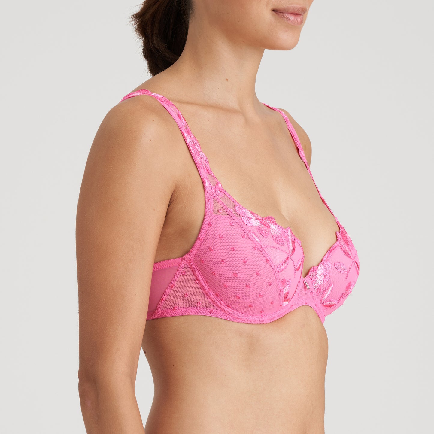 AGNES Tiefdekolletierter BH (Paradise Pink)