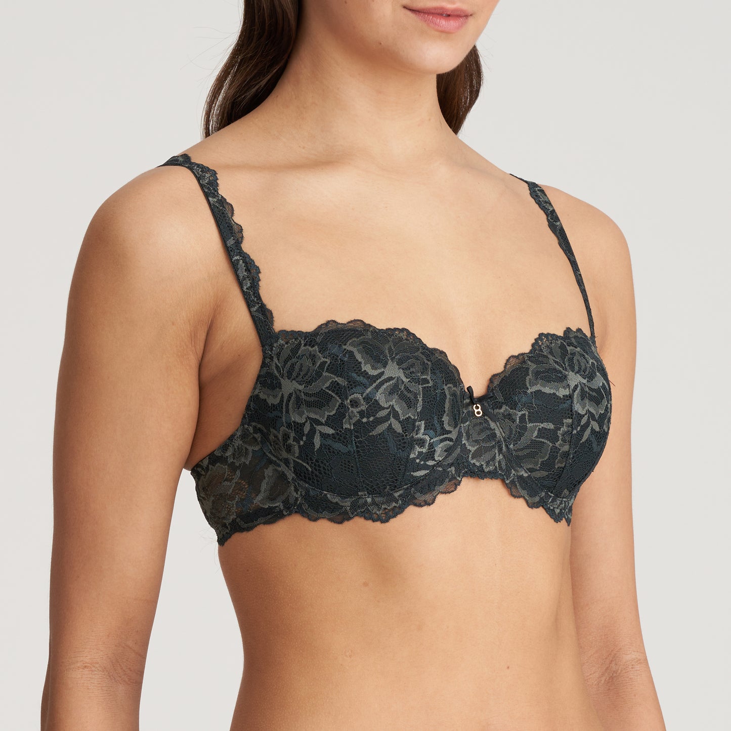 MANYLA Unterlegter BH (Night Grey)