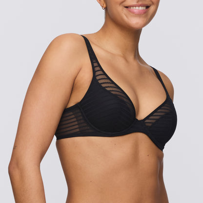 BASYL Halb Unterlegter-BH Tiefdekolletiert