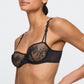 ANNAELLE Balconette-BH (Schwarz) 70C