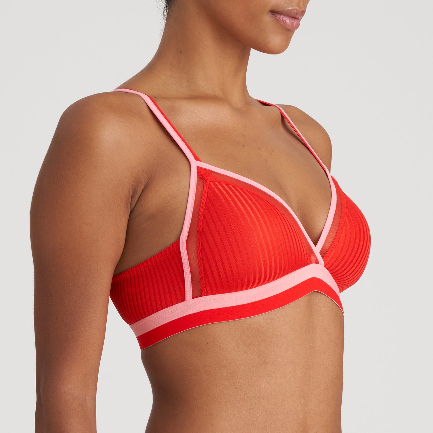 JUDE Unterlegtes Bralette (Rouge)