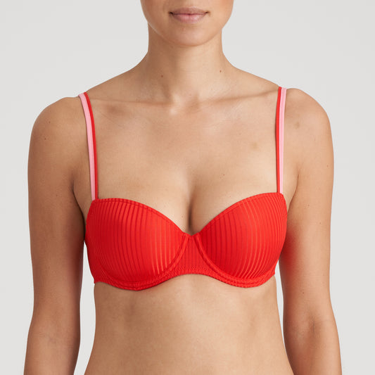 JUDE Unterlegter BH Balconette (Rouge)