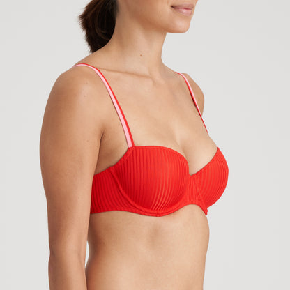 JUDE Unterlegter BH Balconette (Rouge)