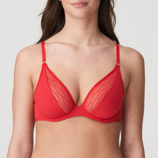 TANZARA Tiefdekolletierter BH (Scarlet)