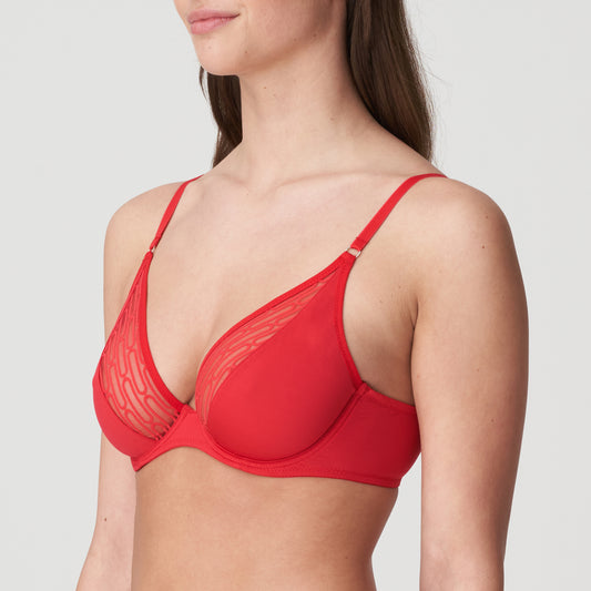 TANZARA Tiefdekolletierter BH (Scarlet)