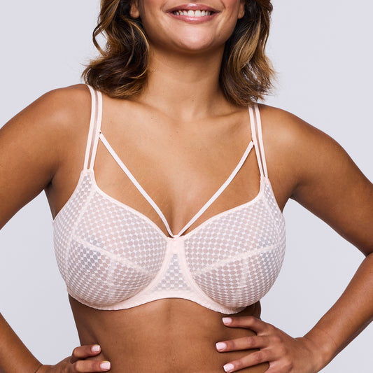 GLASS BEACH BH Vollschale (Crystal Pink)