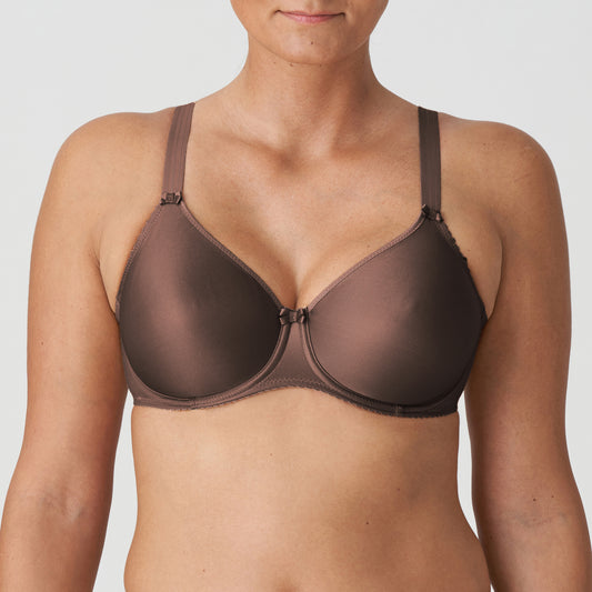 SATIN Nahtloser Vollschalen BH (Ebony)