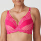 DISAH Tiefdekollierter BH halbunterlegt (Electric Pink)