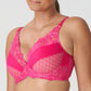 DISAH Tiefdekollierter BH halbunterlegt (Electric Pink)