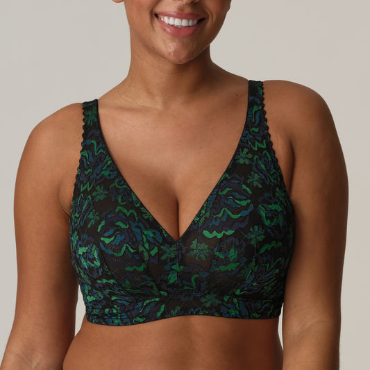 SAN ANGEL Bralette-BH (Peacock Feather)