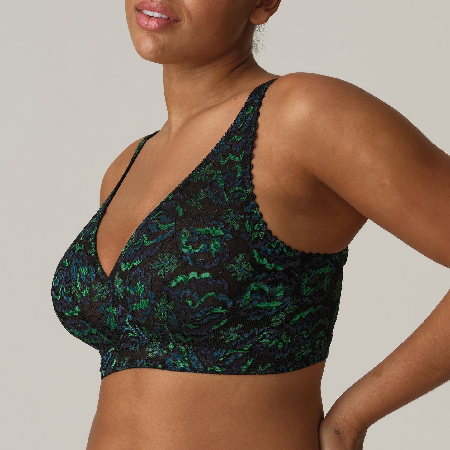 SAN ANGEL Bralette-BH (Peacock Feather)
