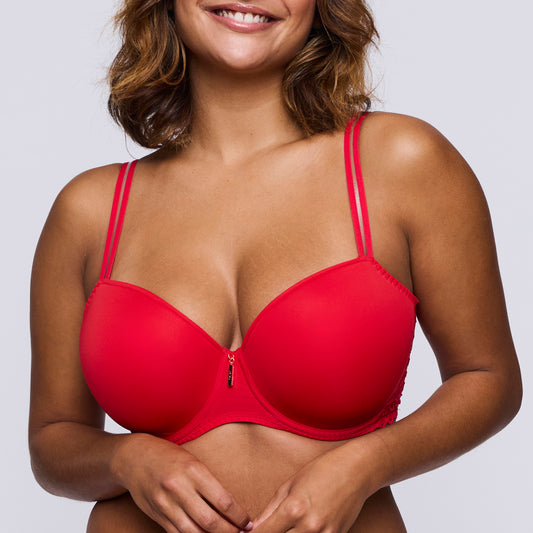 EAST END Balconette-BH (True Red)