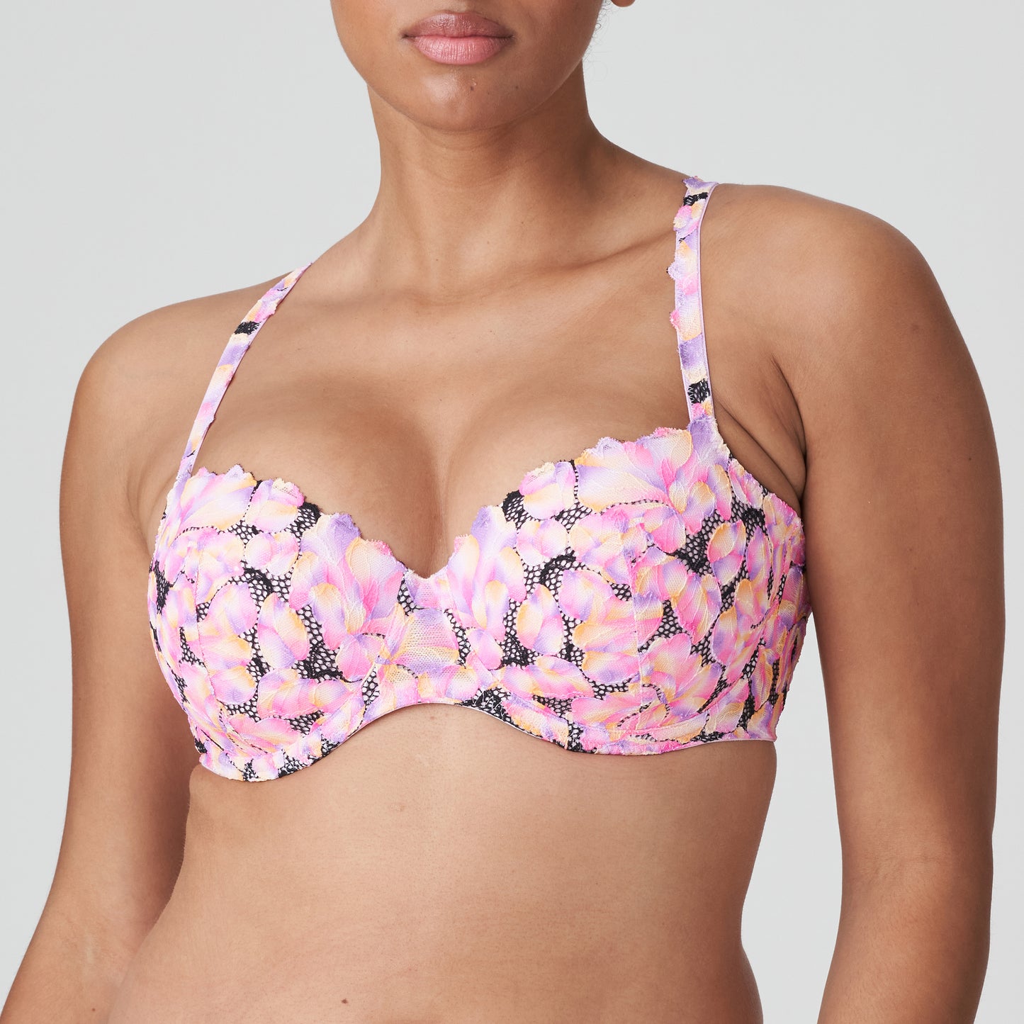 VIA ALEGRE Unterlegter BH Balconette (Peony Pink)
