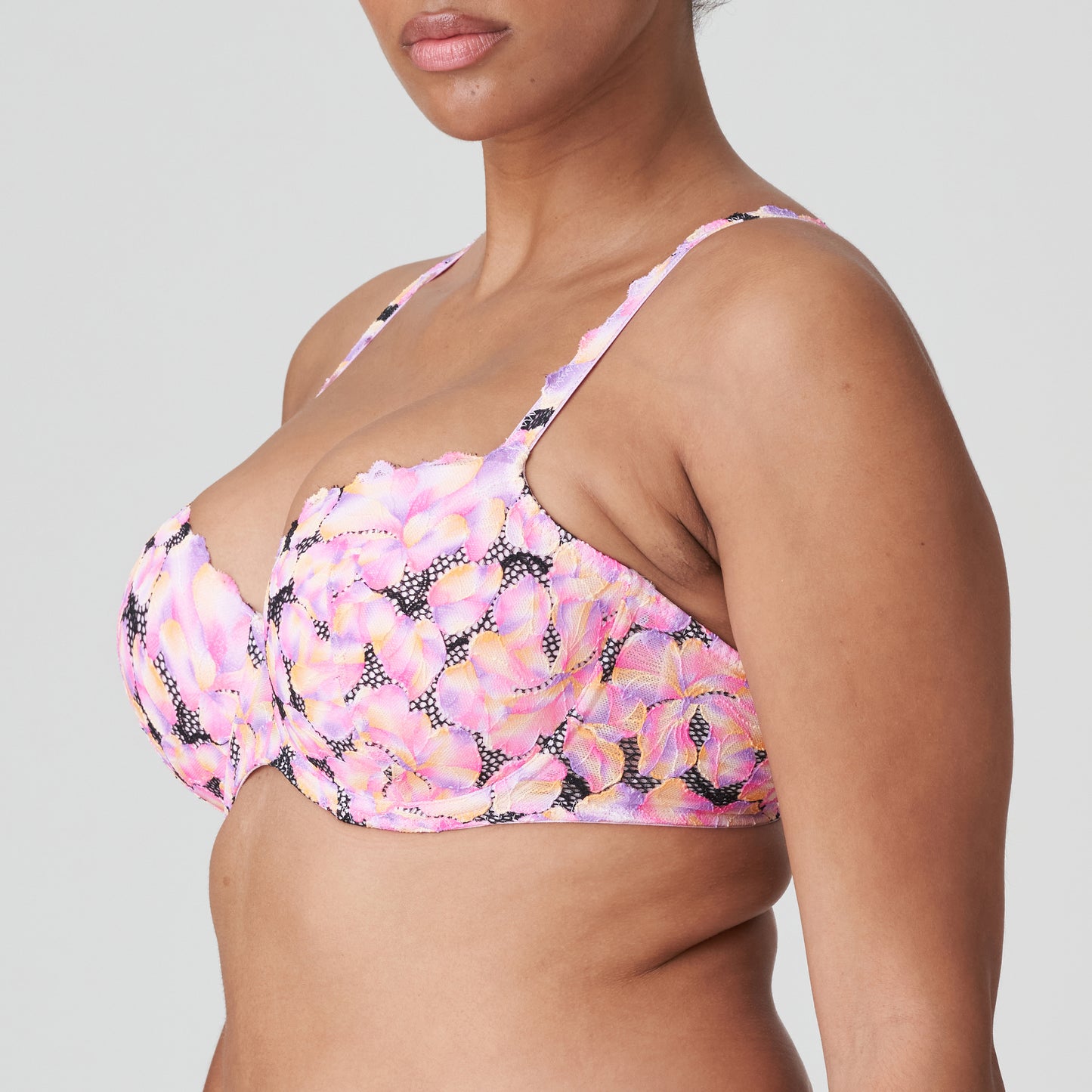 VIA ALEGRE Unterlegter BH Balconette (Peony Pink)