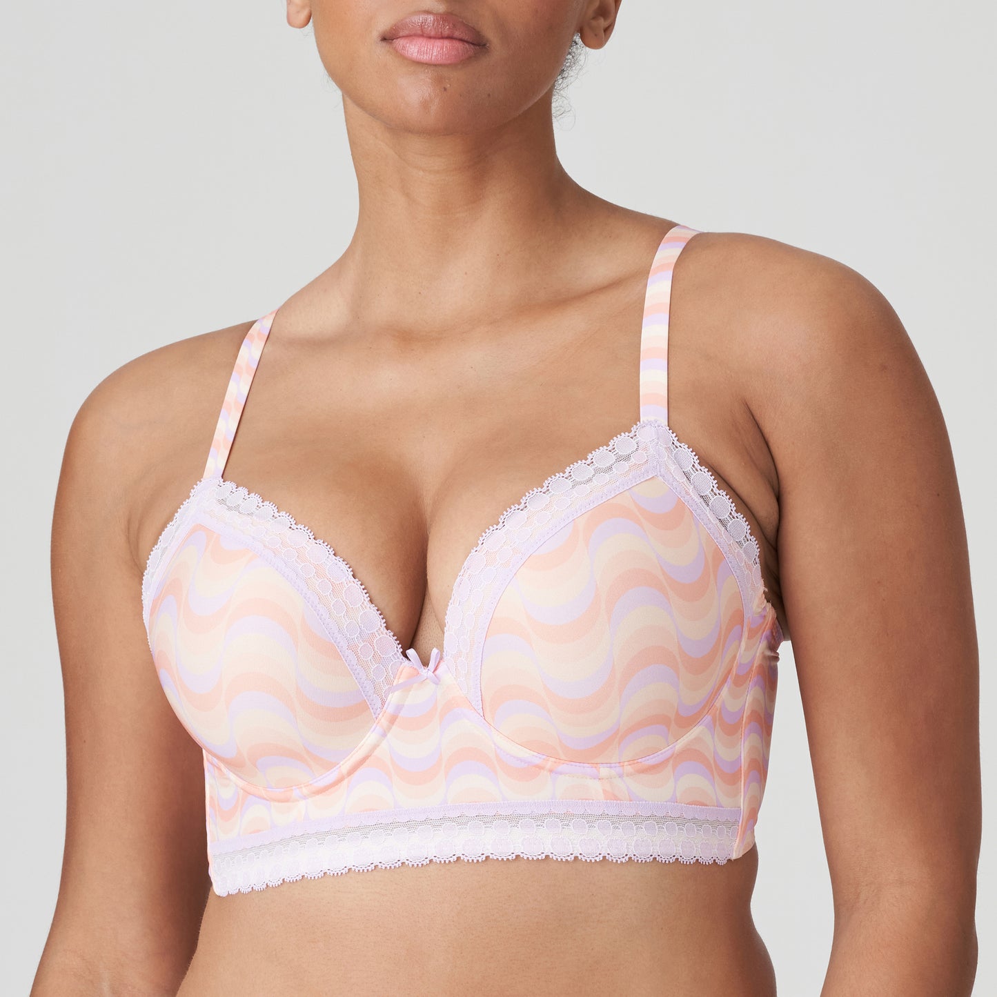 GOLETA Longline BH Tieffekoll unterlegt (Vintage Summer)