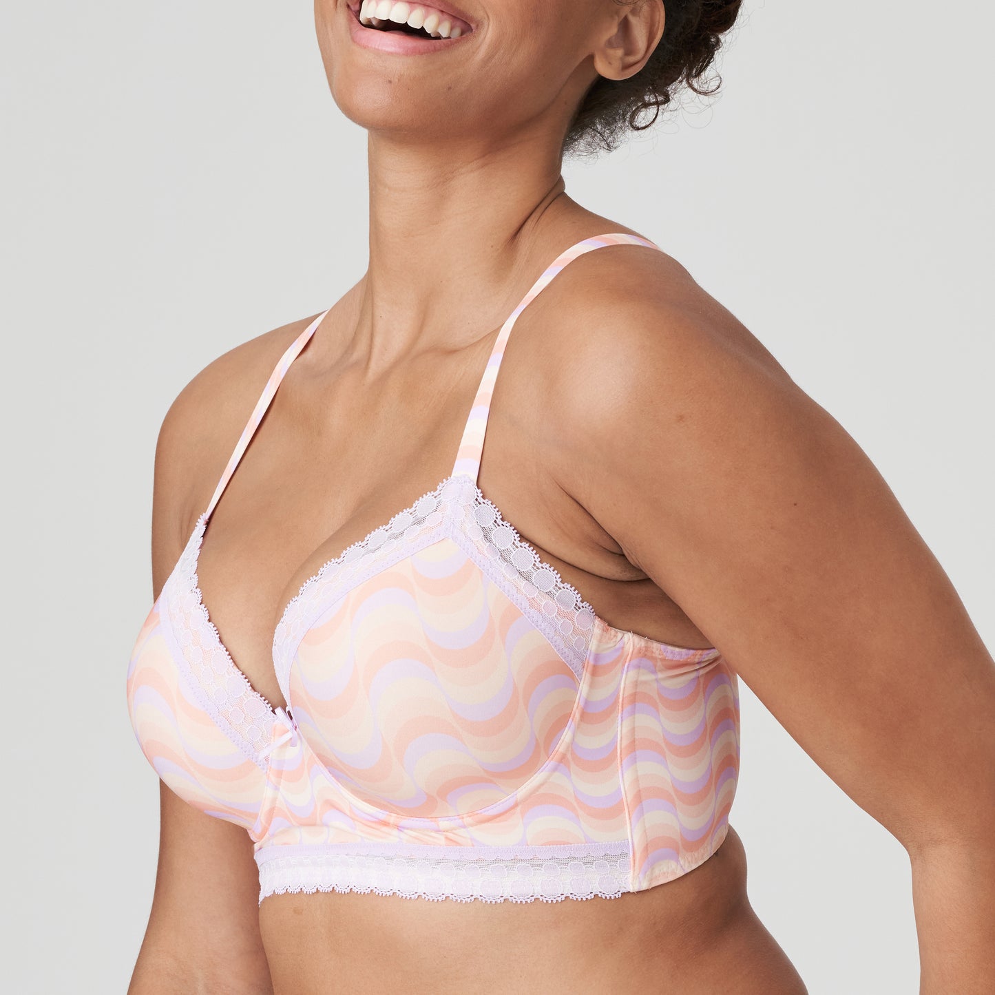 GOLETA Longline BH Tieffekoll unterlegt (Vintage Summer)