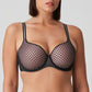 GLASS BEACH BH Herzform (Schwarz)
