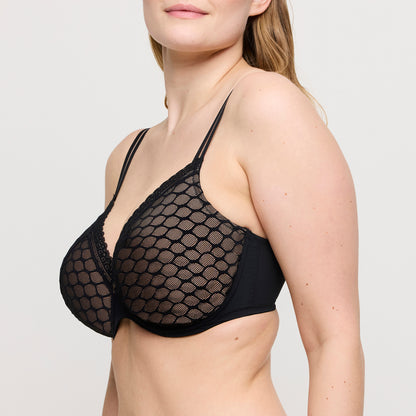 NAKO Herzform-BH (Schwarz) 65E