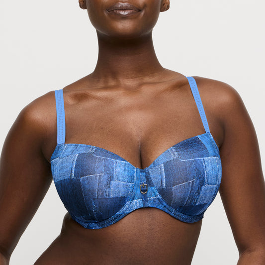 MAUNA Balconette-BH (Twill Blue) 70D