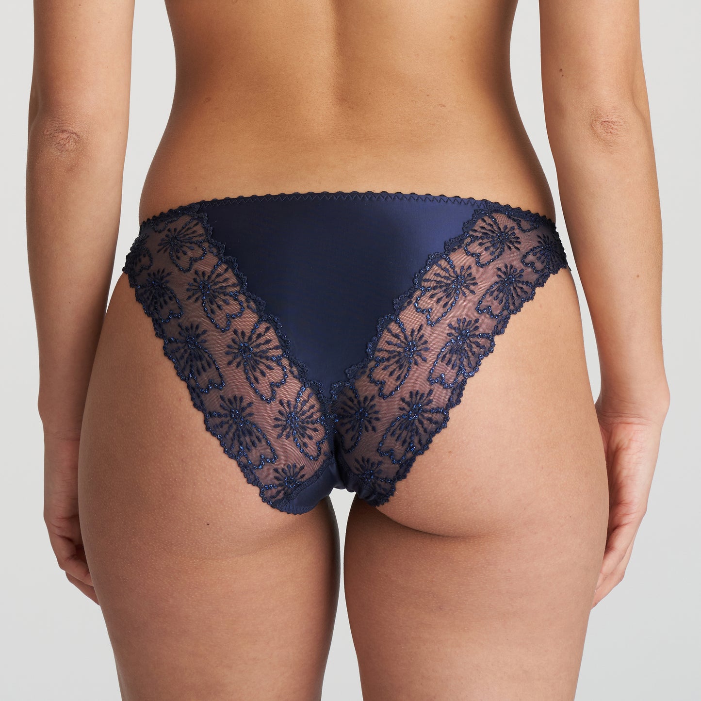 JANE Italienischer Slip (Velvet Blue)