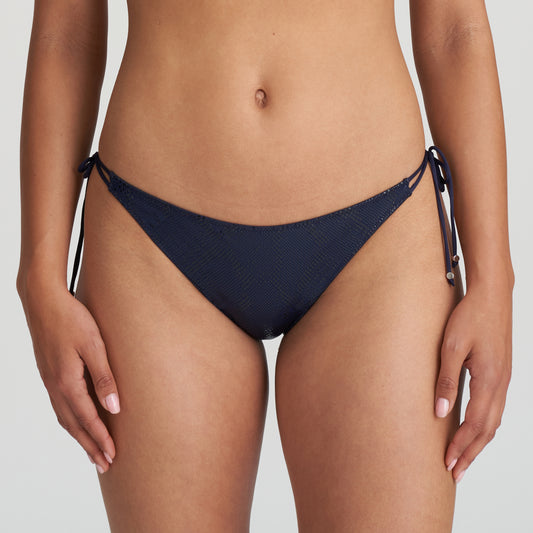 SAN DOMINO Bikini Hüftslip mit Schnüren (Evening Blue)