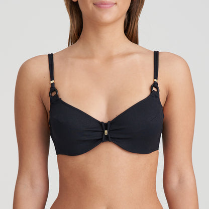 DAHU Vollschalen Bikini Top (Schwarz)