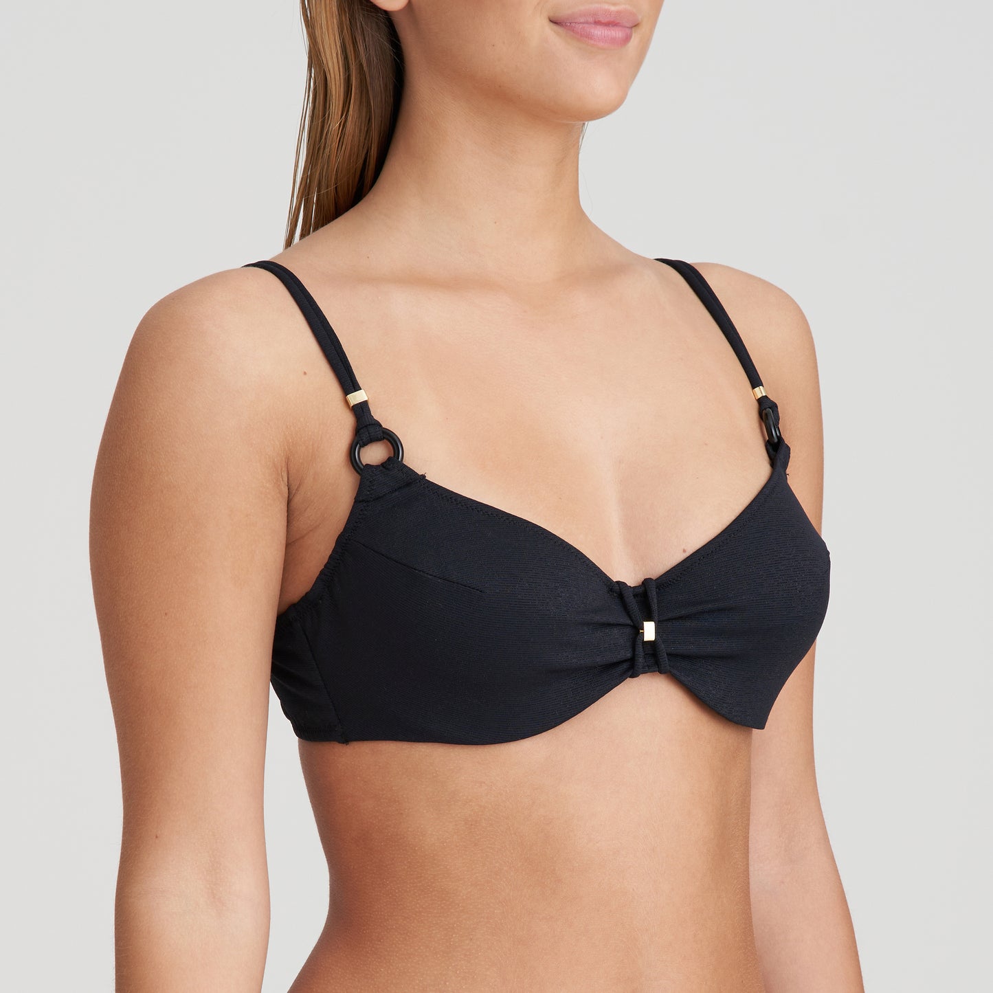 DAHU Vollschalen Bikini Top (Schwarz)