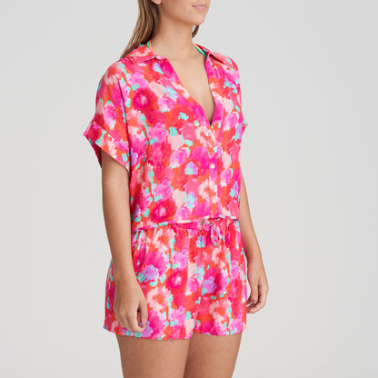 APOLLONIS Shorts und Bluse (Neon Sunset)