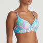 ARUBANI Unterlegtes Bikini Top (Ocean Swirl)