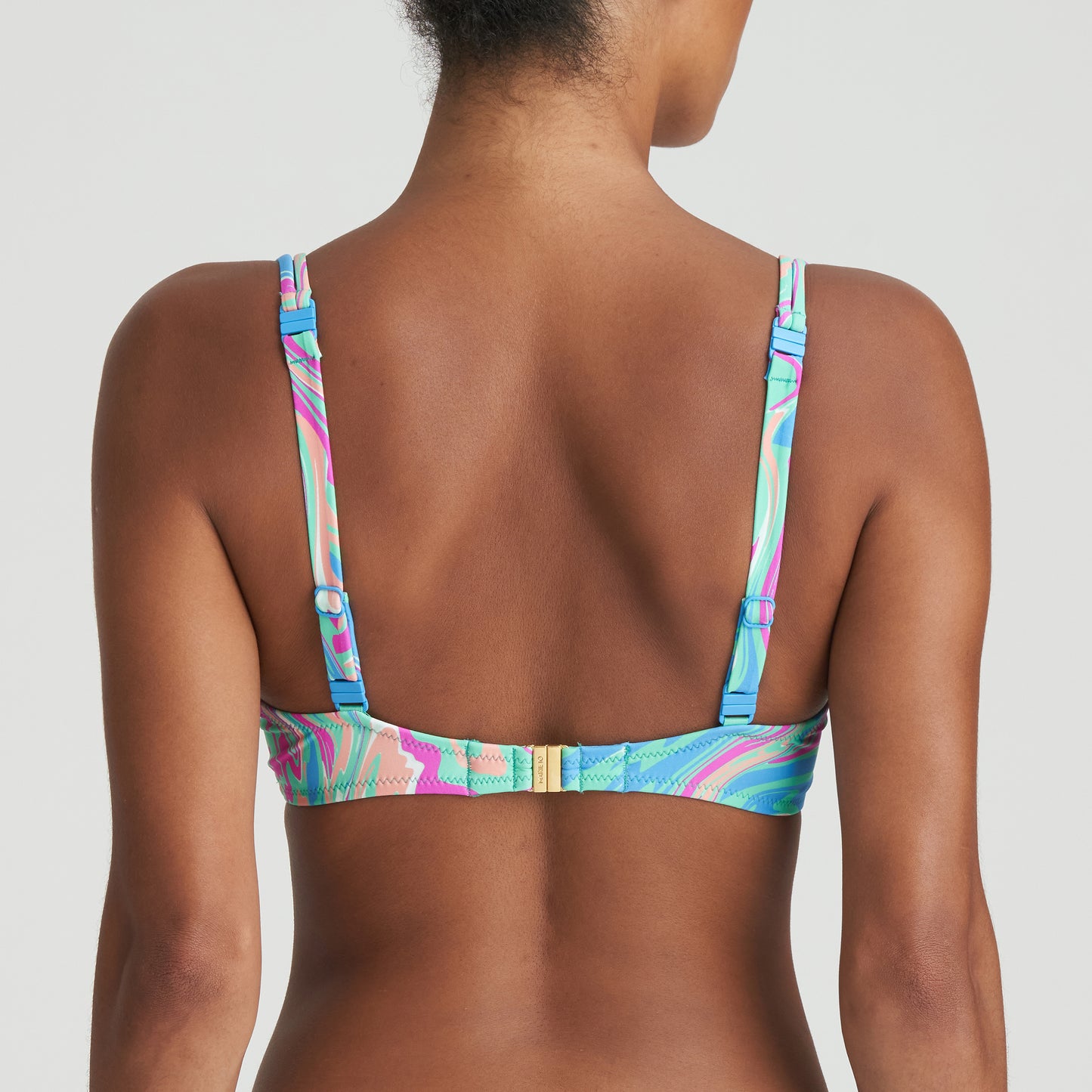 ARUBANI Unterlegtes Bikini Top (Ocean Swirl)