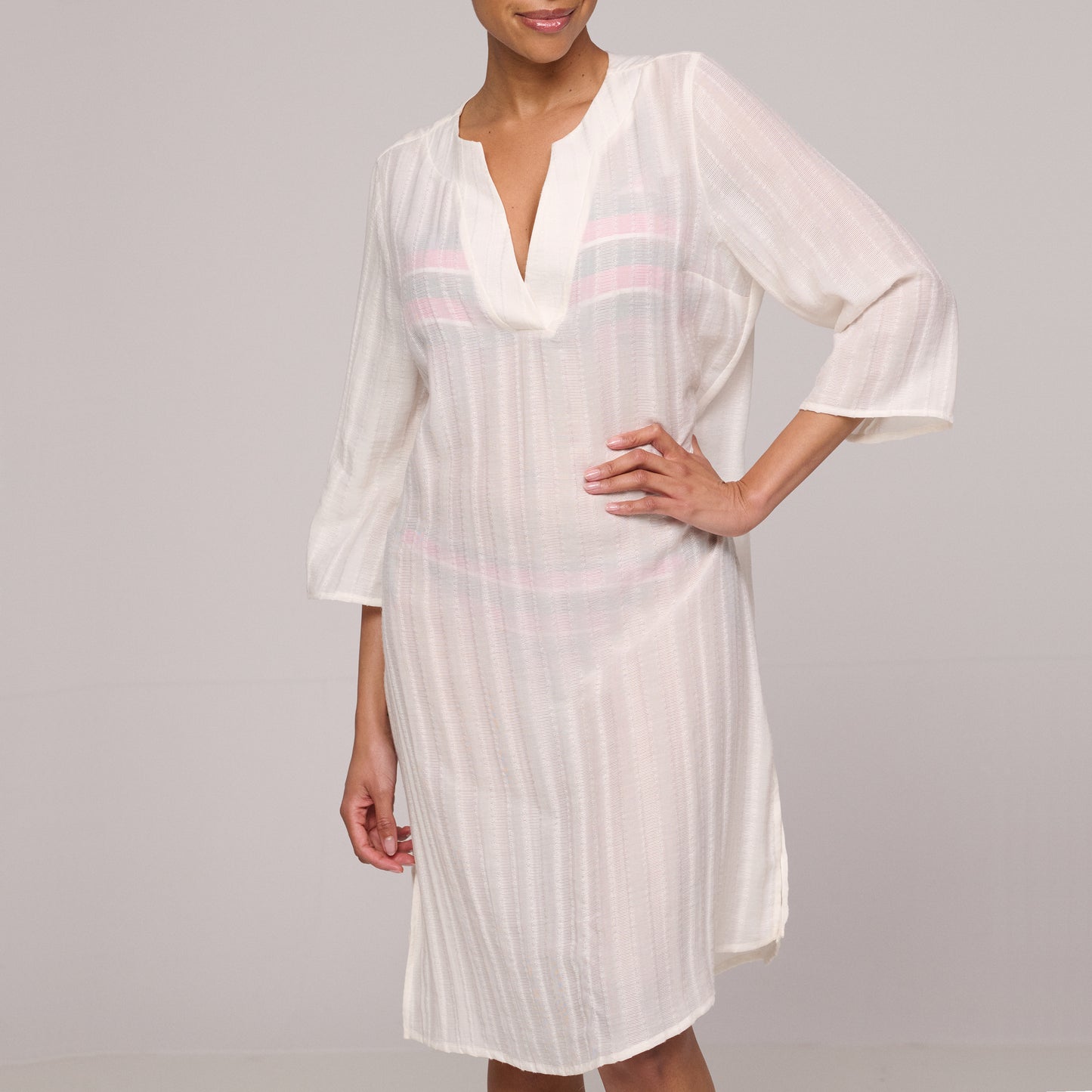 ANNEKE Kaftan (Bademode) (Pink Noise)