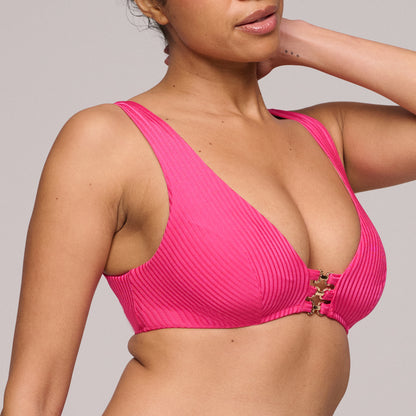 EMLY Triangel Bikini-Top Unterlegt