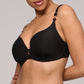 EMLY Bikini-Top Herzform (Schwarz)