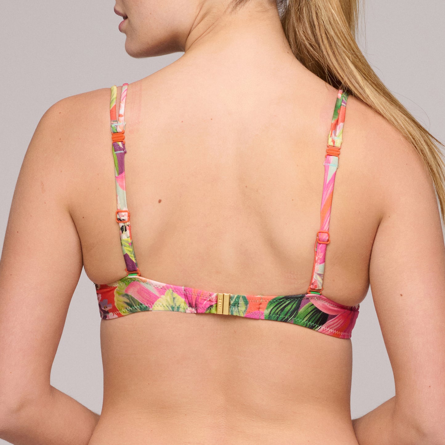 NORMA JEANNE Bikini-Top Tiefdekoll (Tropical Sunset)