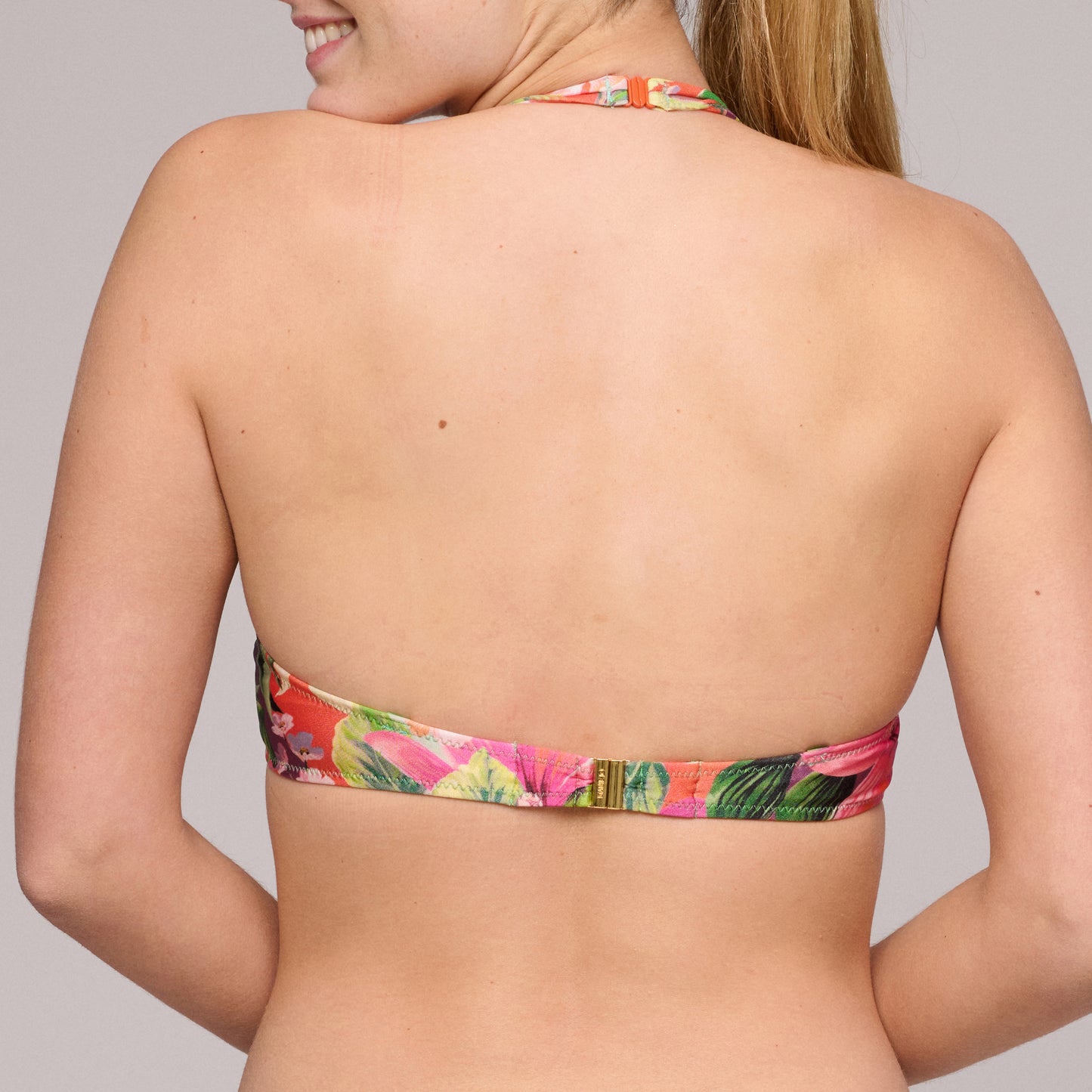 NORMA JEANNE Bikini-Top Tiefdekoll (Tropical Sunset)