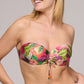 NORMA JEANNE Bikini trägerlos (Tropical Sunset)