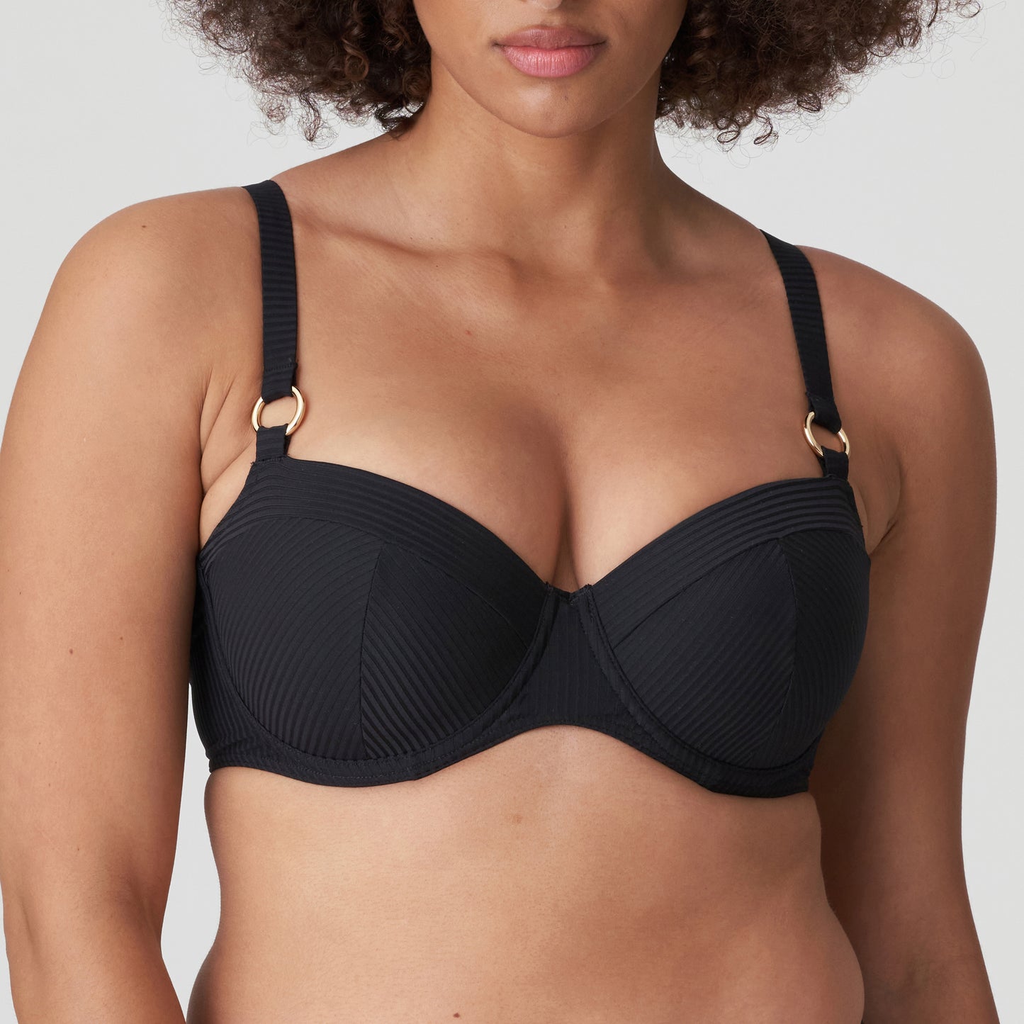 SAHARA Unterlegter Bikini Balconette (Schwarz)