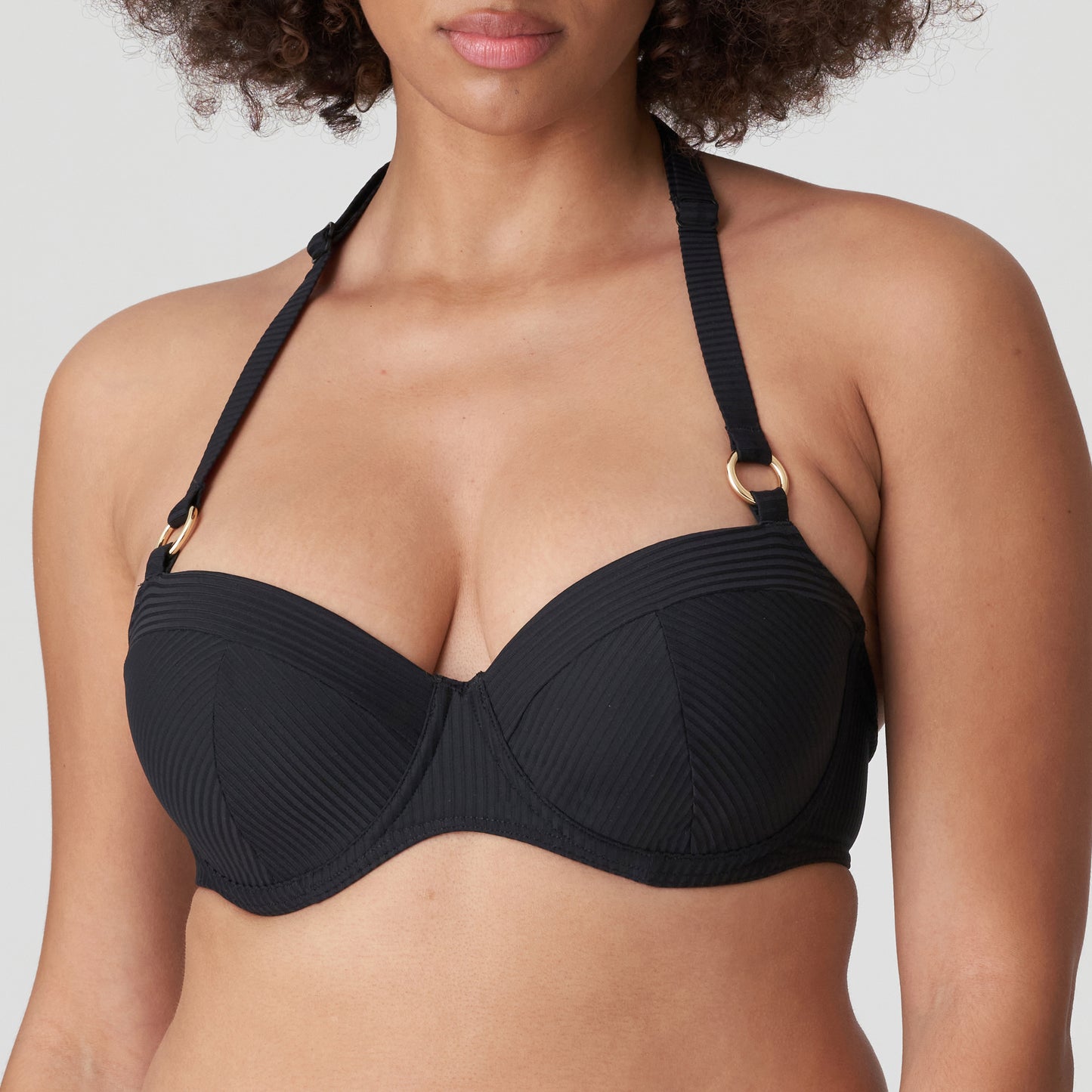 SAHARA Unterlegter Bikini Balconette (Schwarz)