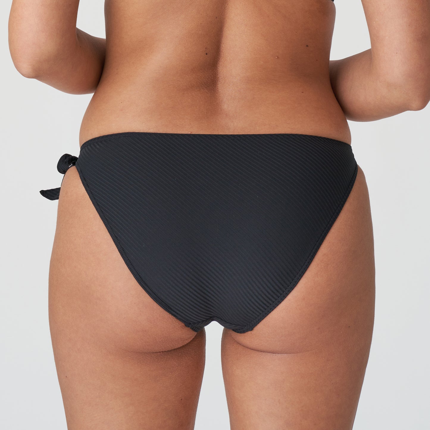 SAHARA Bikini Hüftslip mit Schnüren (Schwarz)