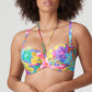 SAZAN Unterlegter Bikini Trägerlos (Blue Bloom)