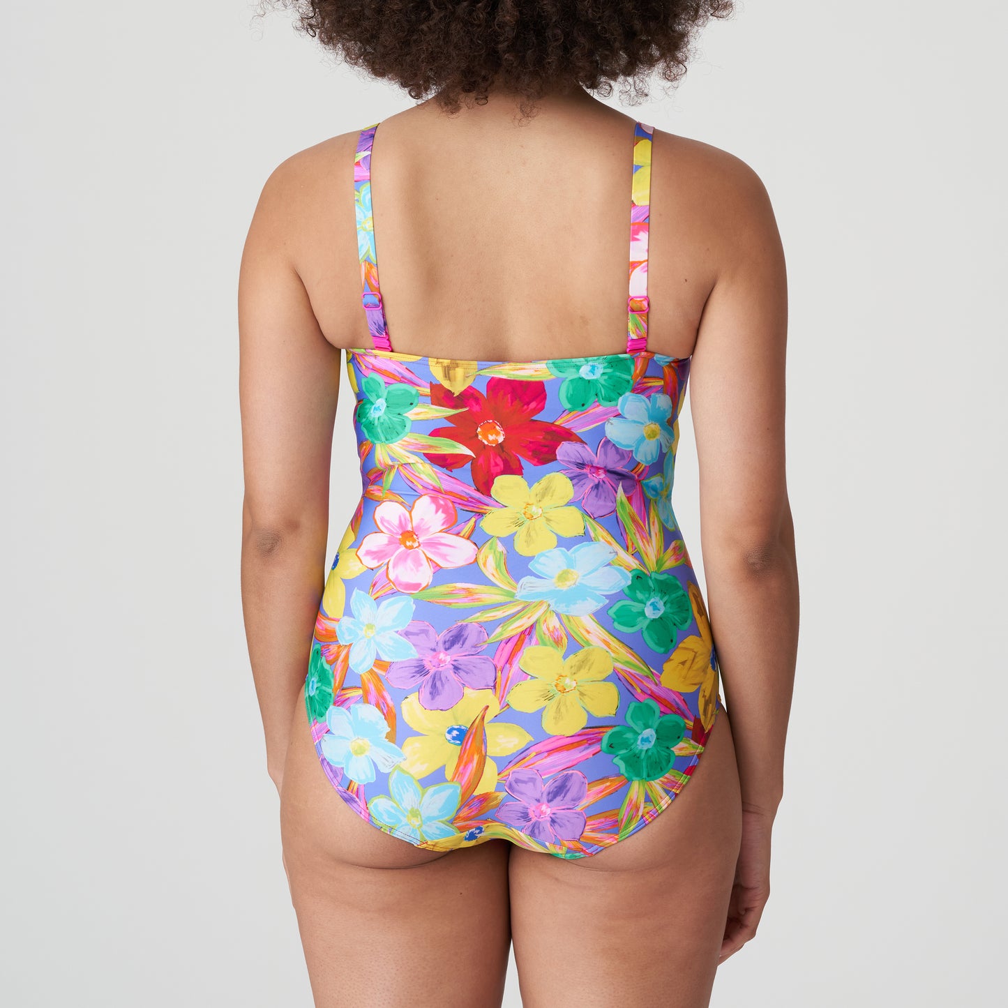 SAZAN Badeanzug Vollschale Figurform (Blue Bloom)