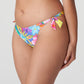 SAZAN Bikini Hüftslip mit Schnüren (Blue Bloom)