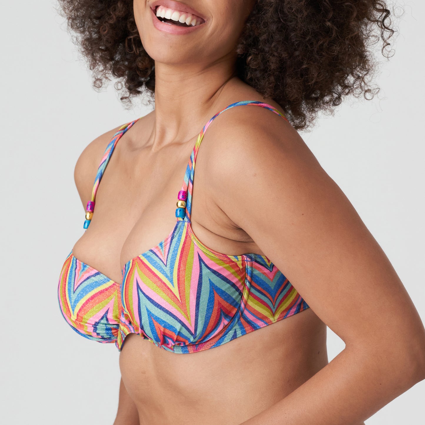 KEA Vollschalen Bikini Top (Rainbow Paradise)