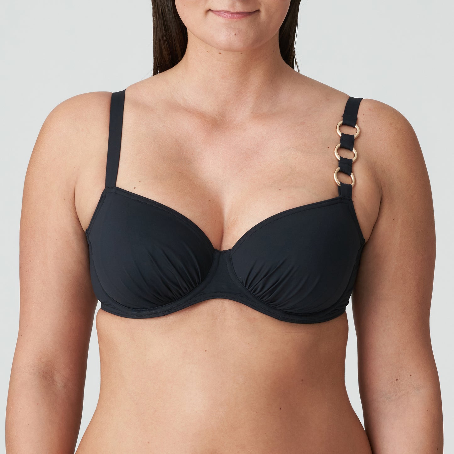 DAMIETTA Vollschalen Bikini Top (Schwarz)